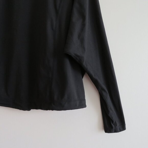 SWEATY BETTY After Class Organic Cotton Sweatshirt in Black Gym Lounge - Size S - Picture 3 of 14